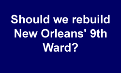 Should We Rebuild New Orleans' 9th Ward Lesson Plan